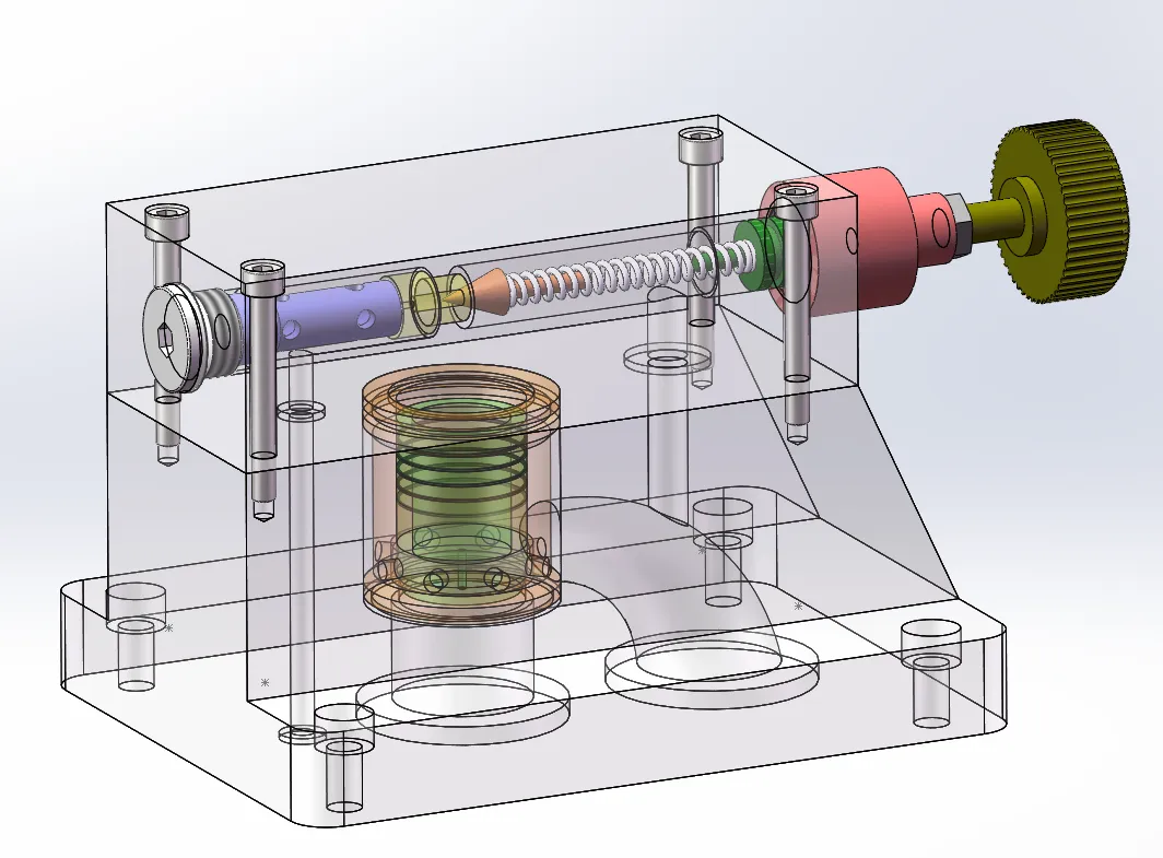 Z1487-先导式二级同心溢流阀设计【含SW三维图】
