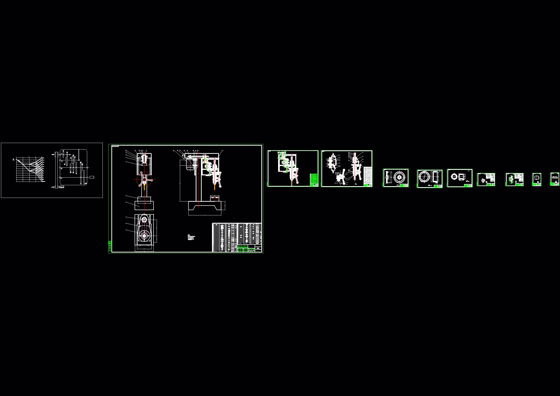 M1046-摇臂钻z3050主传动系统设计【含Proe三维图】