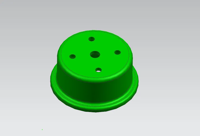 Q584-塑料盖注塑模具设计-多孔罩盖【含UG三维图】