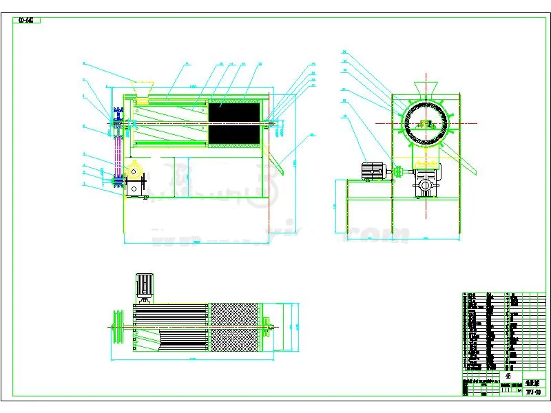 M1118-旋切式青核桃脱皮清洗机设计