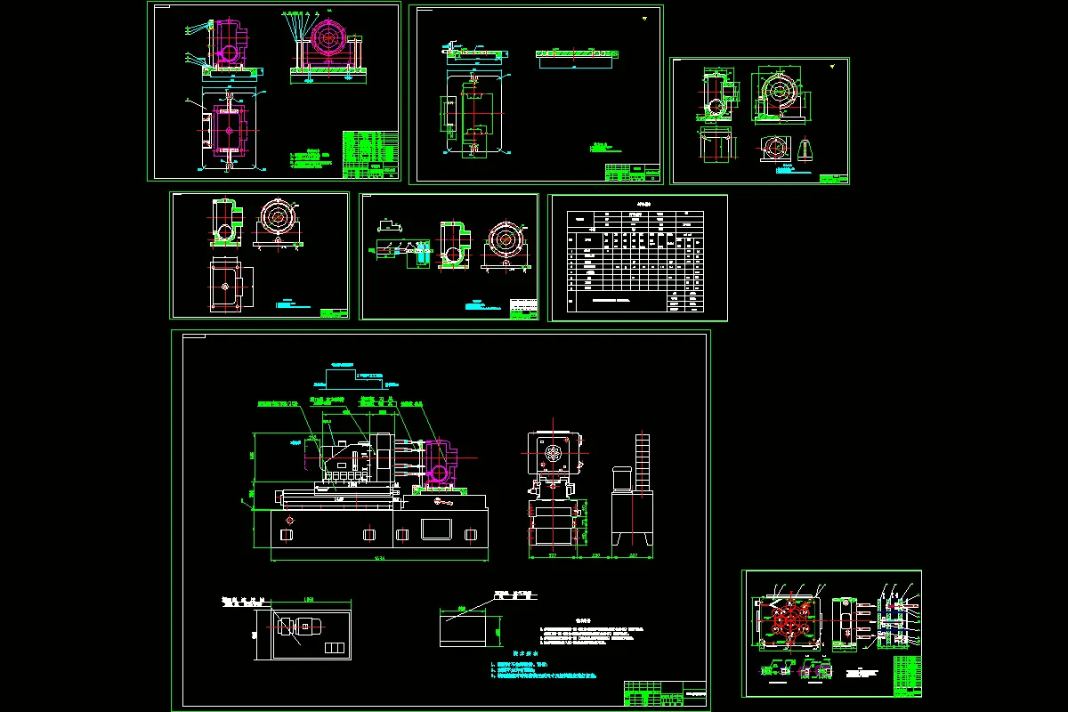 全部CAD图纸 8张