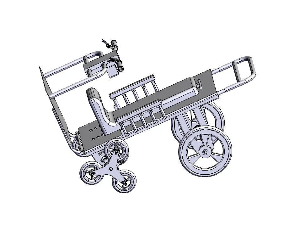 JJ9818-助残爬楼小车的设计【含SW三维图】