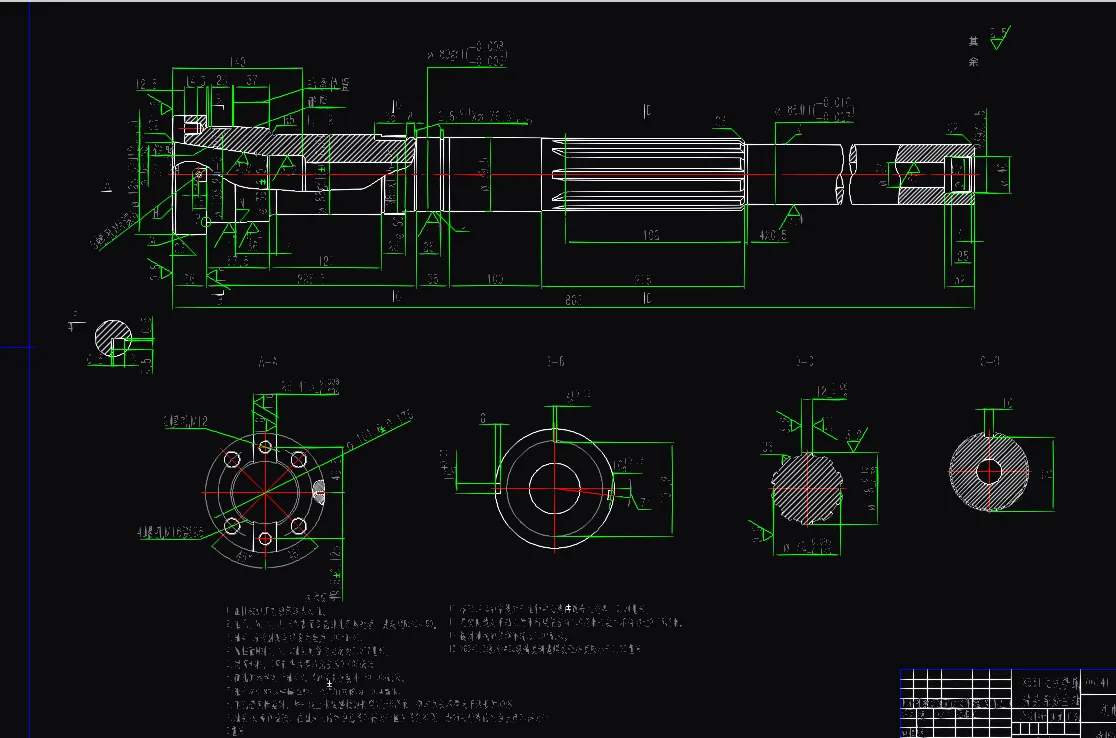 JJ9822-53T立式铣床主轴机械加工工艺设计-含编程程序