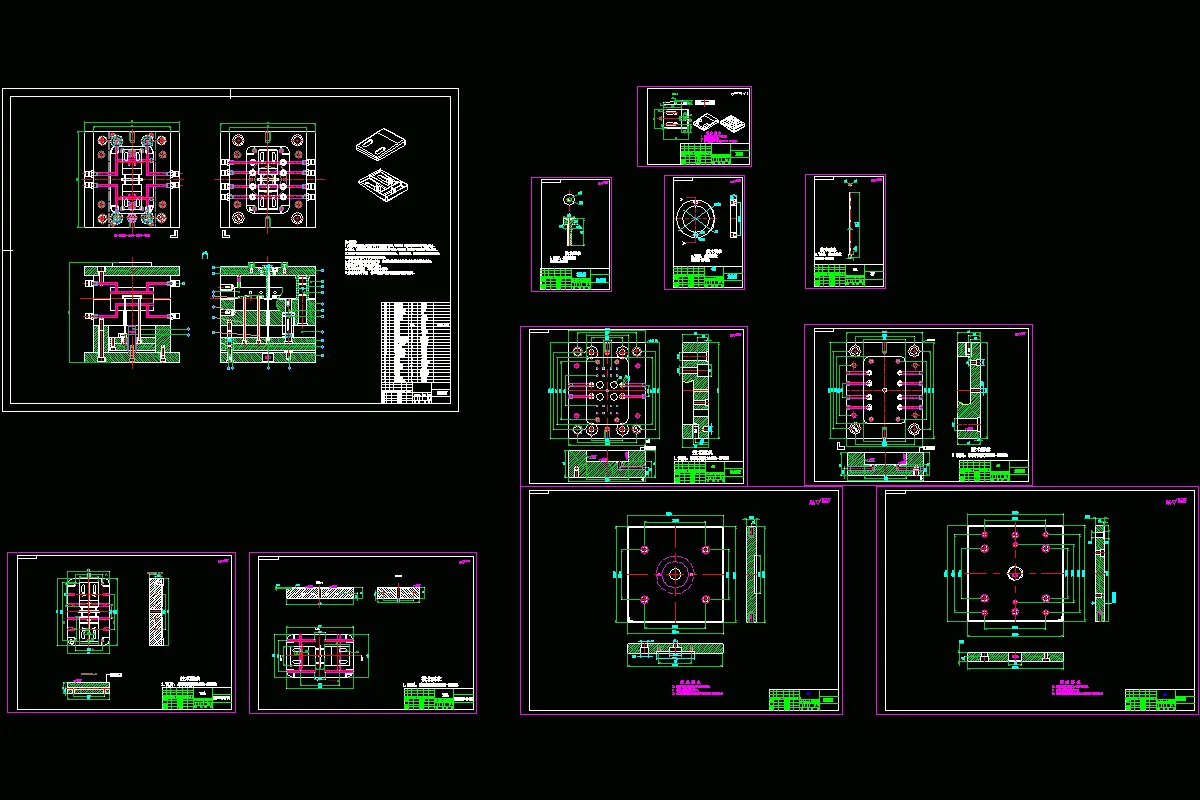 JJ9960-实验室门禁系统塑料面板模具设计与主要零件加工工艺分析【含三维】
