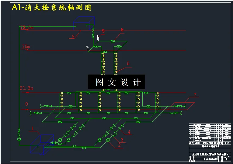 消火栓系统轴测图