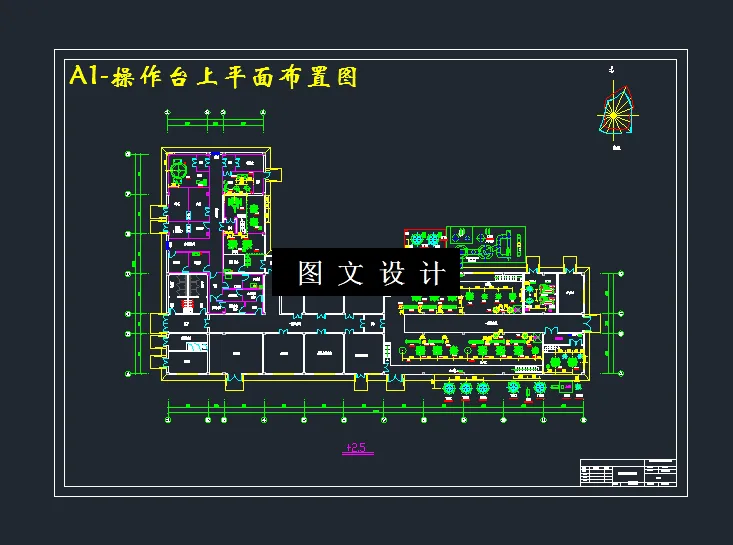 操作台上平面布置图