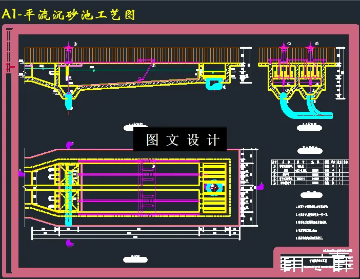 平流沉砂池工艺图