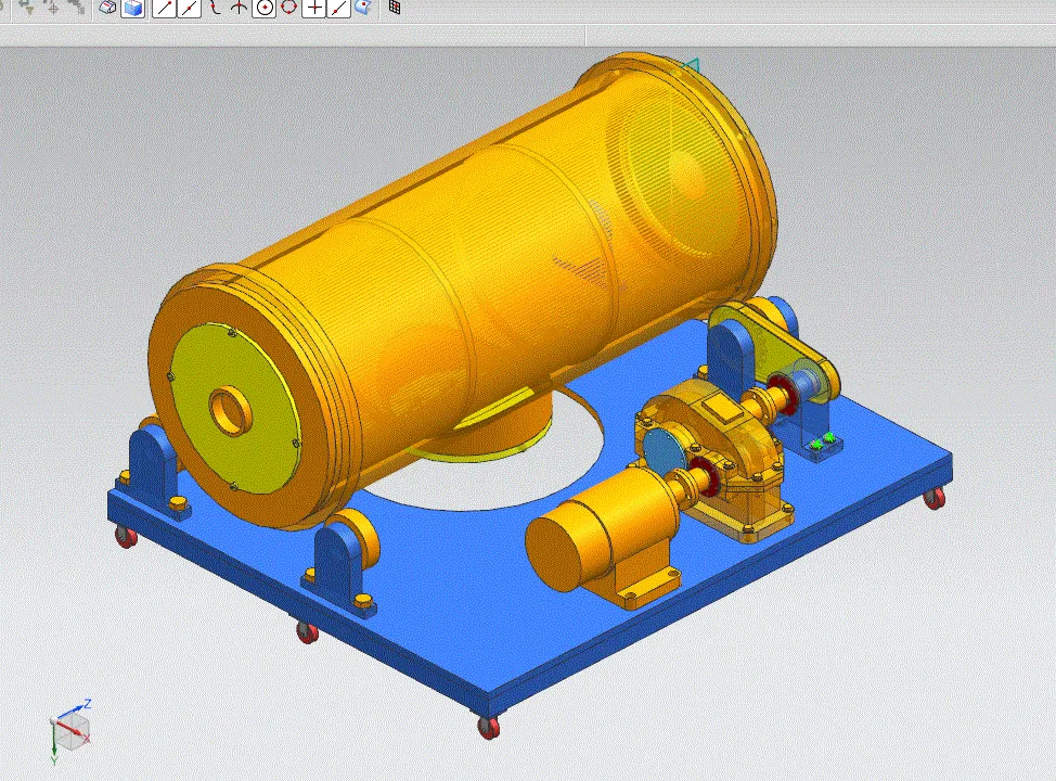 Z1270-小型块根状蔬菜清洗机设计[含UG三维图]