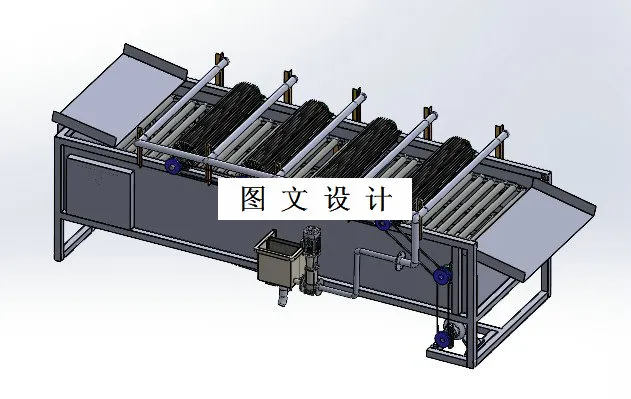 M1272-果蔬清洗机设计[含SW三维图]