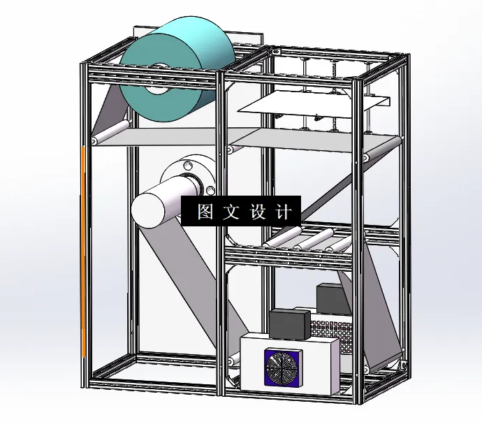 M2293-印刷干燥烧结装置结构设计[含SW三维图]