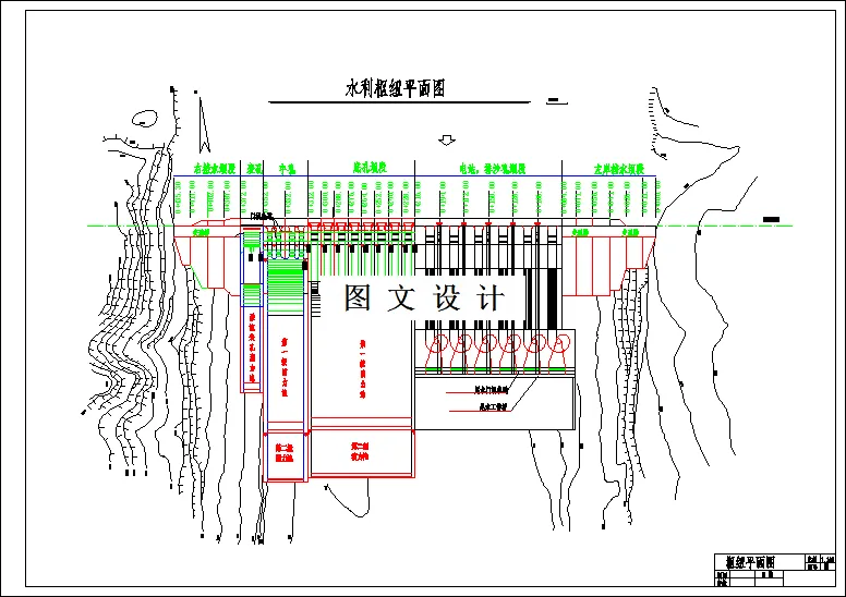 水利枢纽平面图