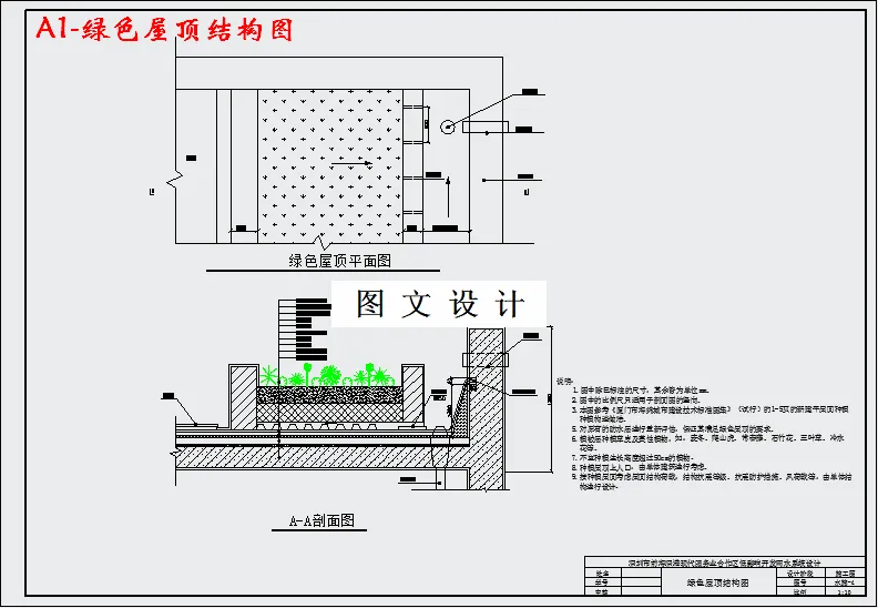 绿色屋顶结构图