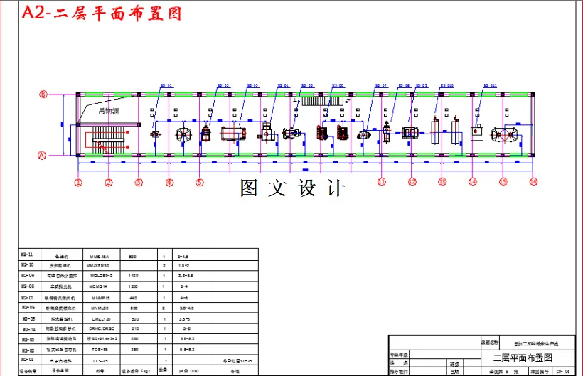 二层平面布置图