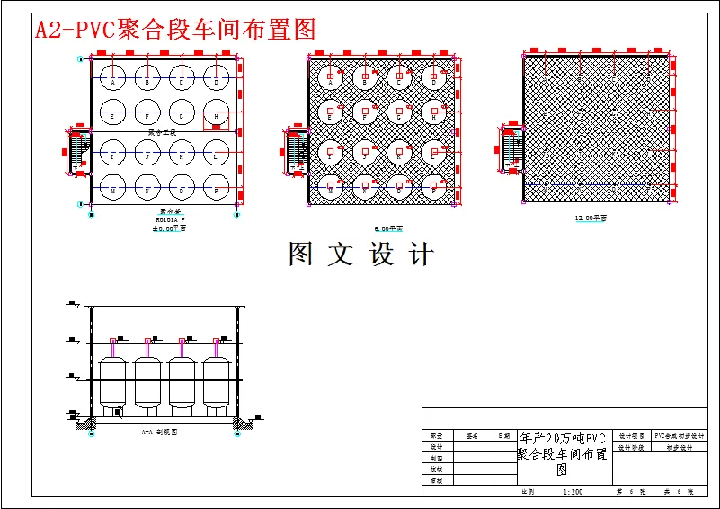 PVC聚合段车间布置图