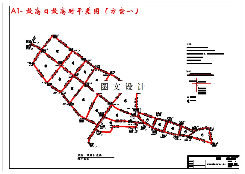 最高日最高时平差图（方案一）