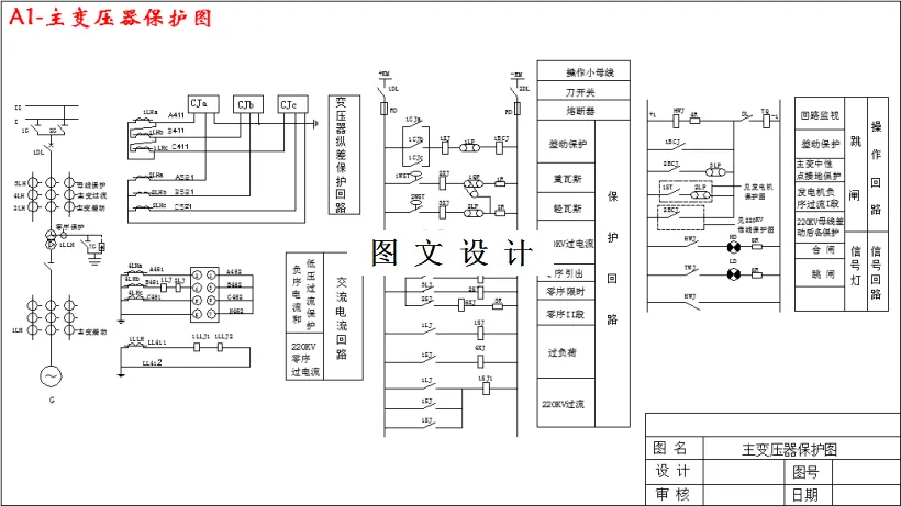 主变压器保护图
