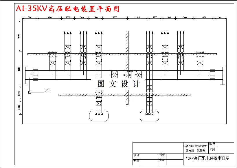 35KV高压配电装置平面图