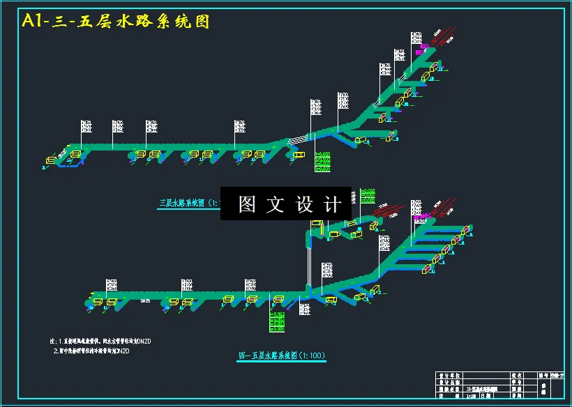 三-五层水路系统图
