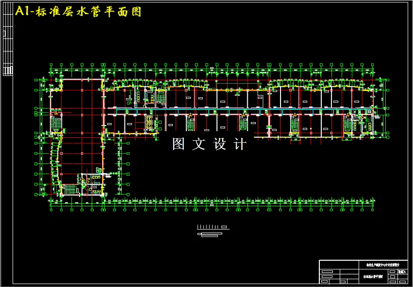 标准层水管平面图