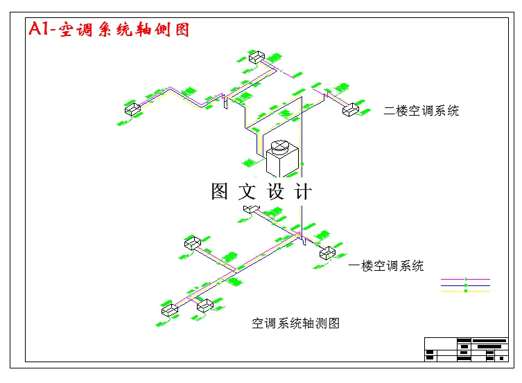 空调系统轴侧图