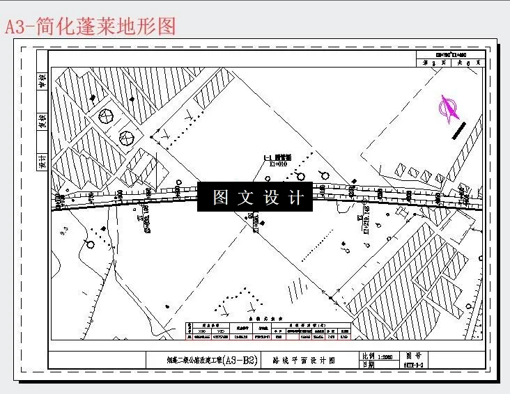 简化蓬莱地形图