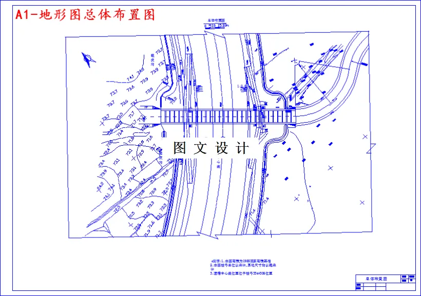 地形图总体布置图