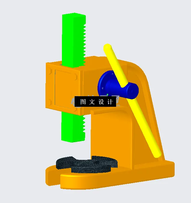 M6176-刀杆式手动压机设计[含Proe三维图]