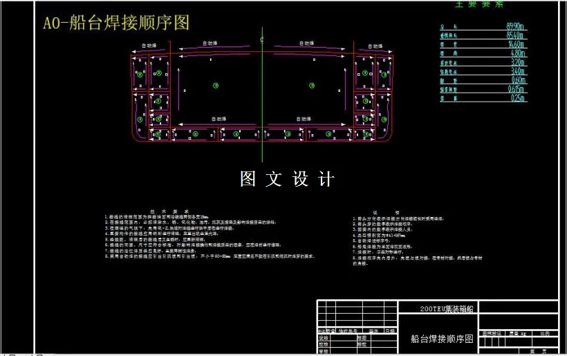 船台焊接顺序图