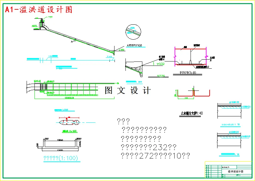 溢洪道设计图