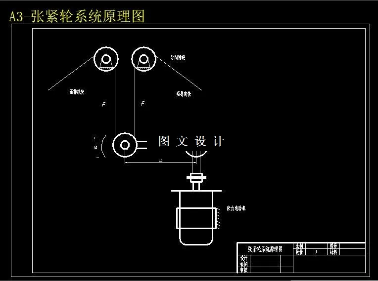 张紧轮系统原理图