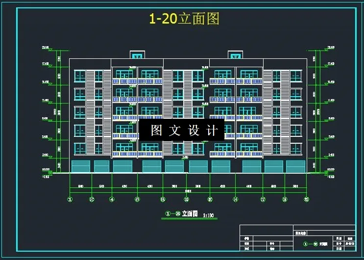 M6512-某六层住宅小区3号楼设计