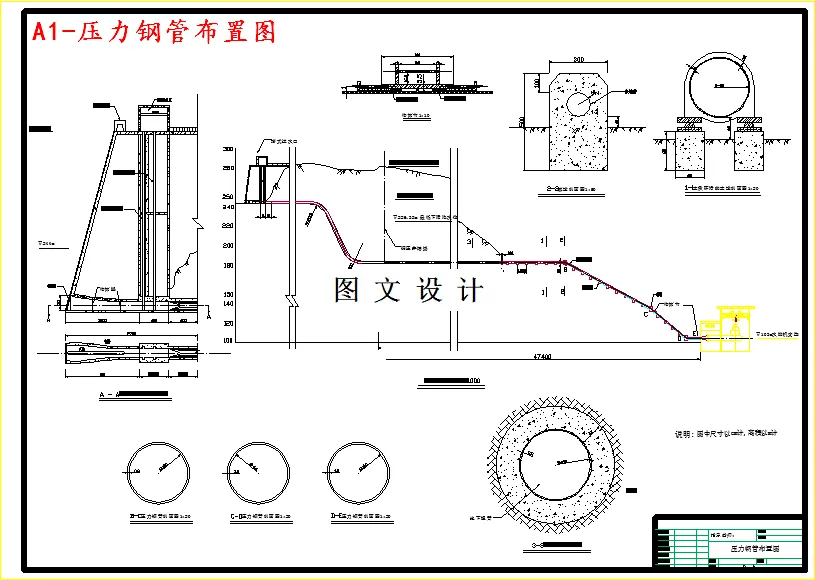 压力钢管布置图