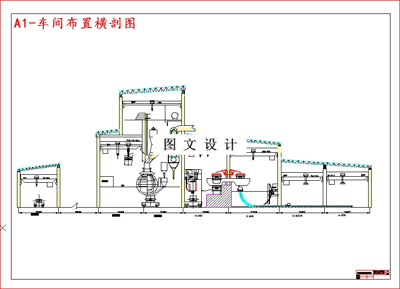 车间布置横剖图