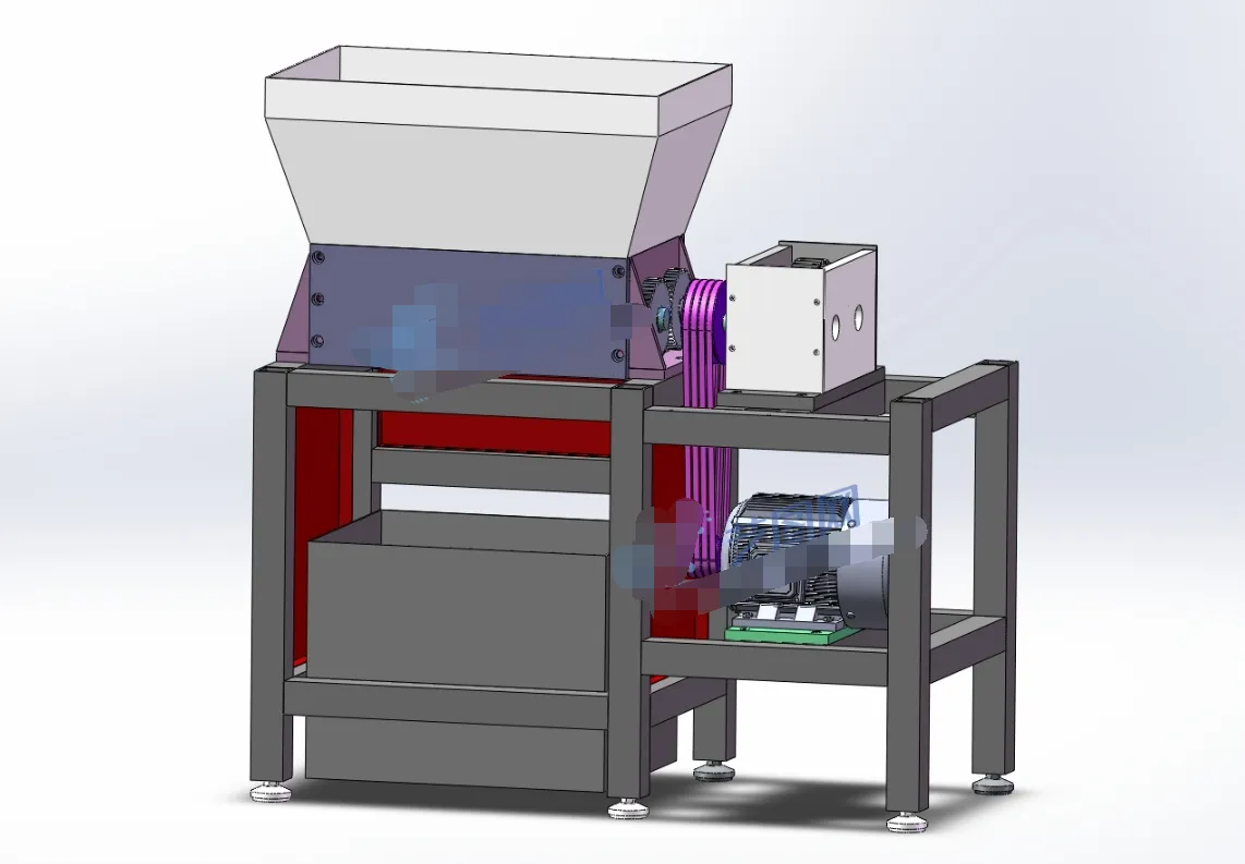 M6721-塑料粉碎机机械结构设计[含SW三维图]