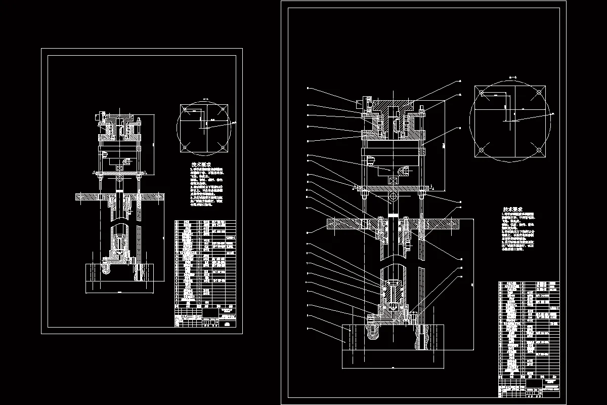 M6752-蜡模制壳机械手升降部分机械结构设计