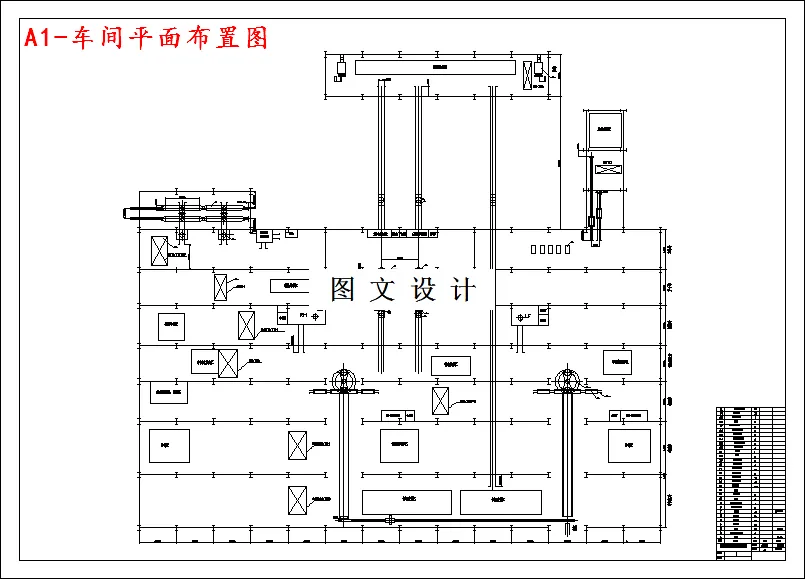 车间平面布置图