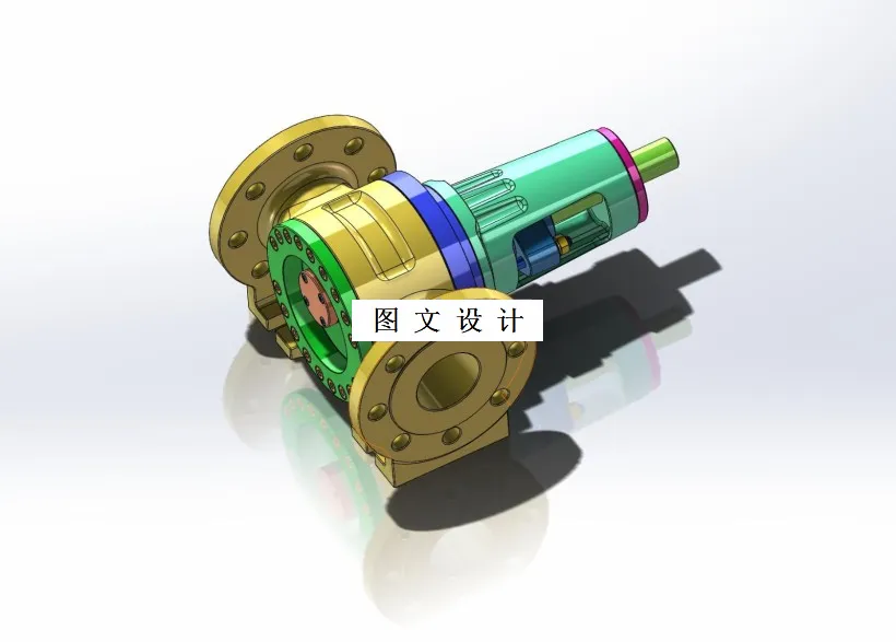 M7045-基于3D打印的渐开线内啮合齿轮油泵的设计[含SW三维图]