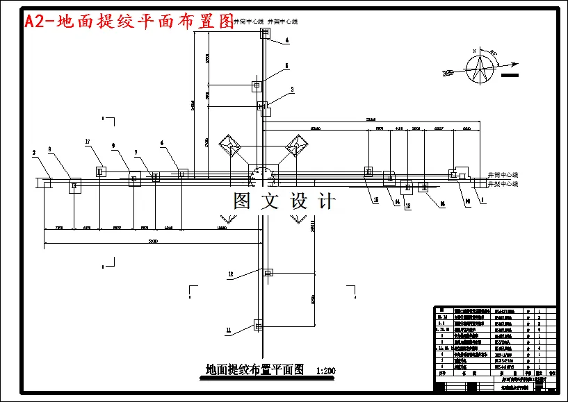 地面提绞平面布置图