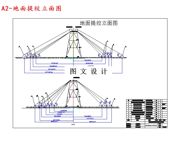 地面提绞立面图
