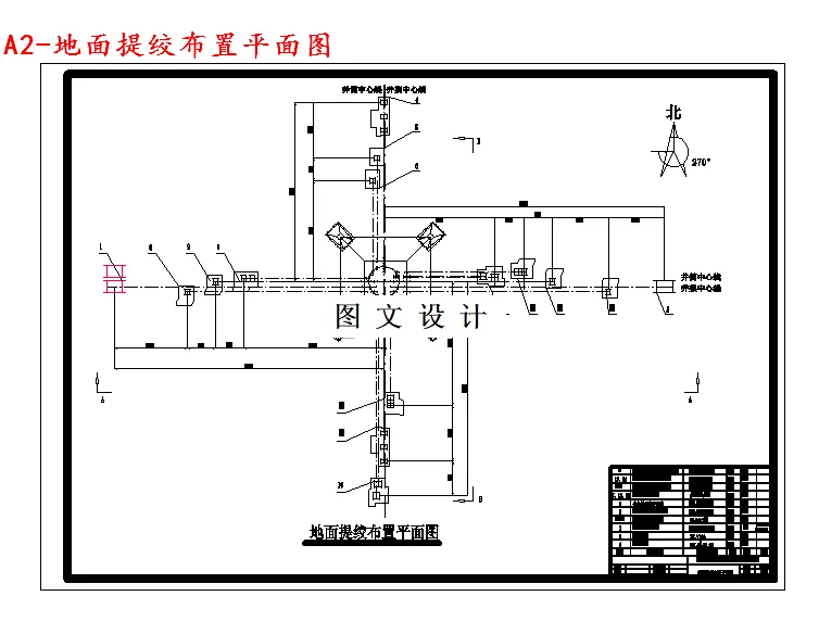 地面提绞布置平面图