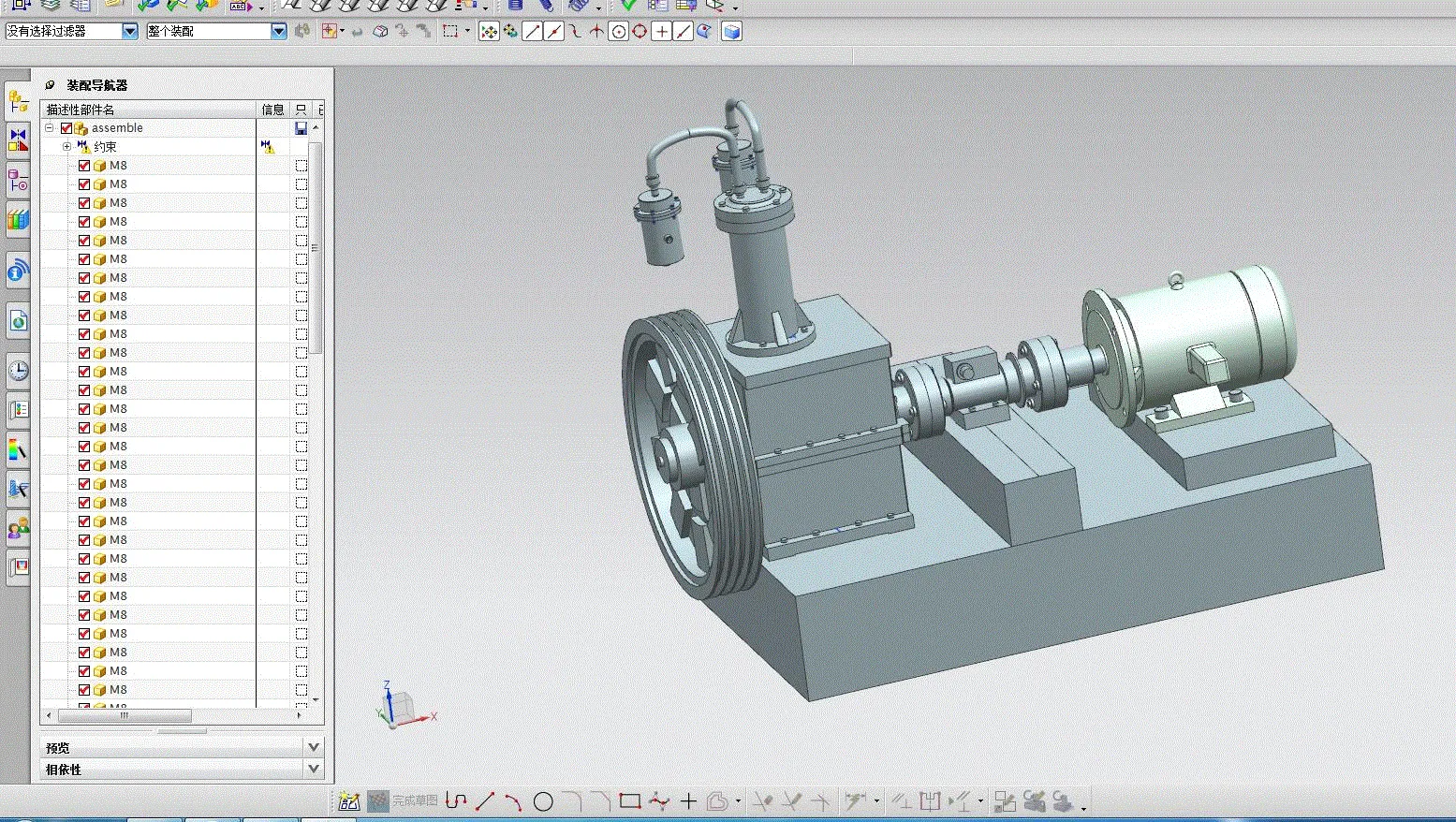 M7700-活塞环活塞杆的密封试验台设计[含UG三维图]
