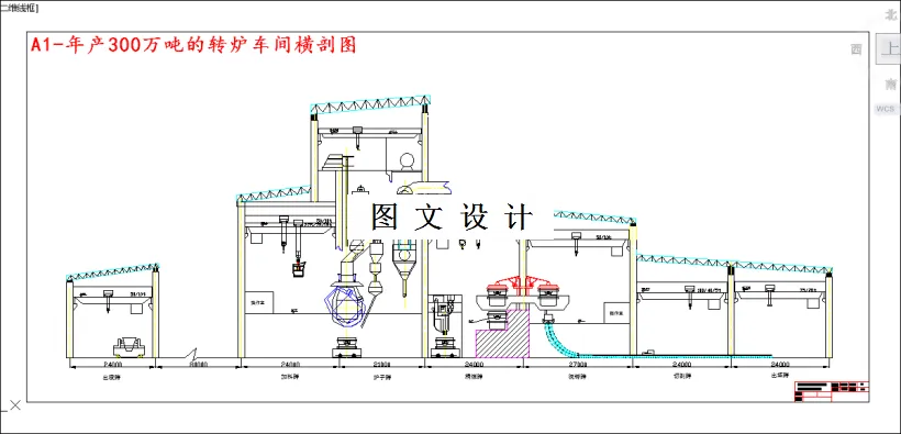 M4075-年产300万吨的氧气转炉车间设计