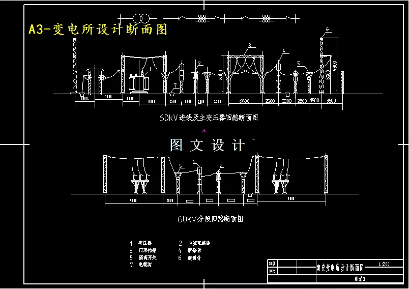 变电所设计断面图