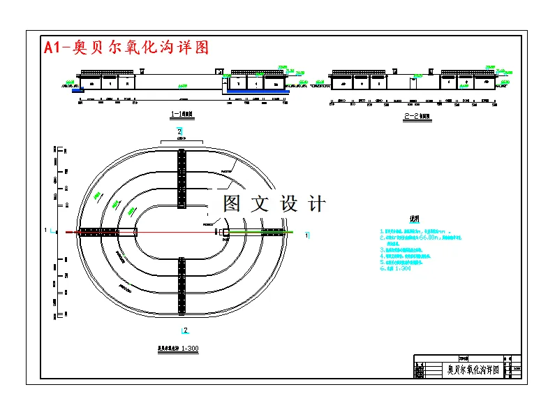奥贝尔氧化沟详图
