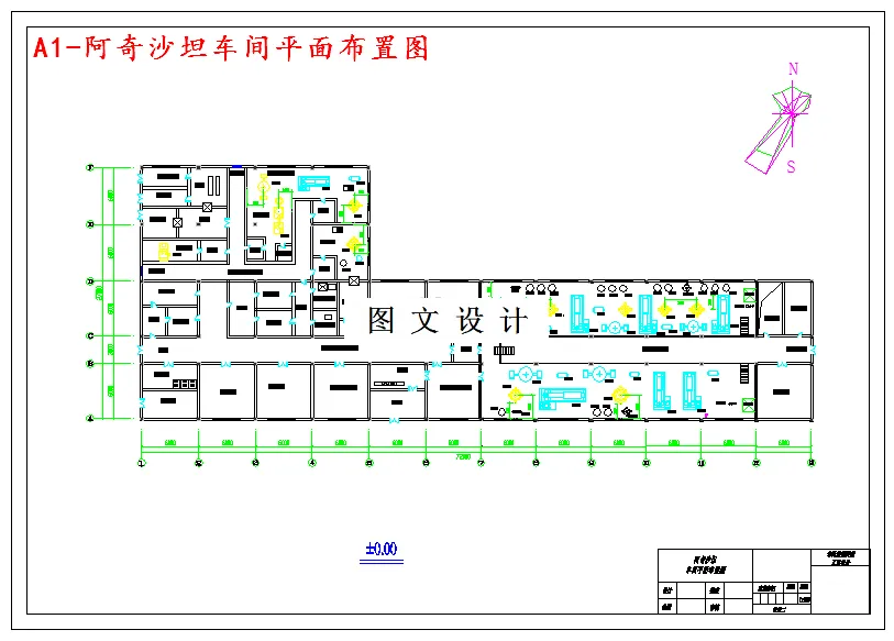 M4375-年产25吨阿奇沙坦非无菌原料药车间设计