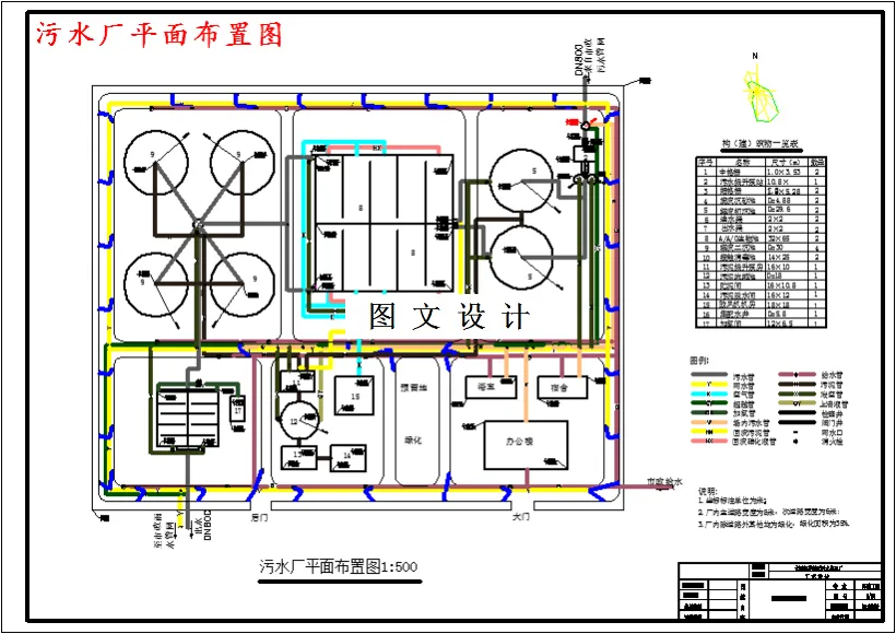 M4446-某新区10万m3d污水处理厂工艺设计