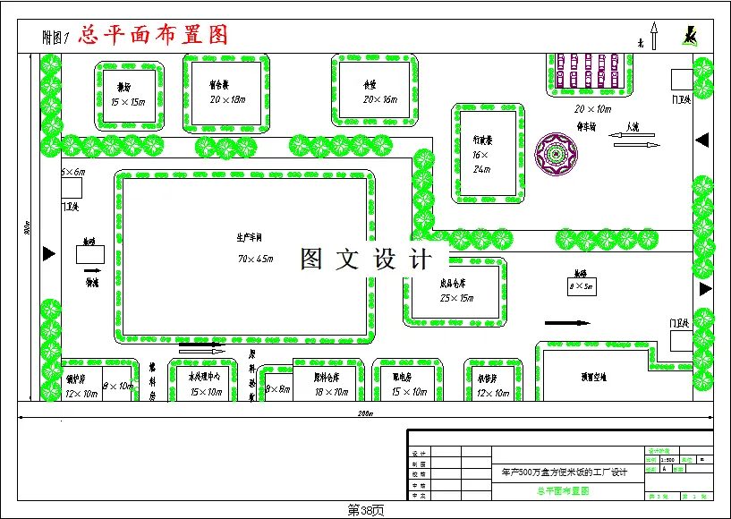 M4571-年产500万盒方便米饭的生产工艺设计