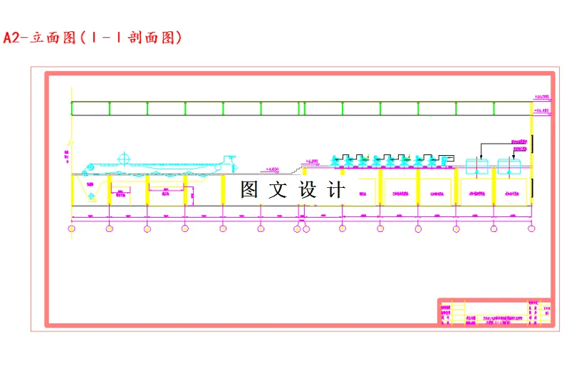 立面图(Ⅰ-Ⅰ剖面图)