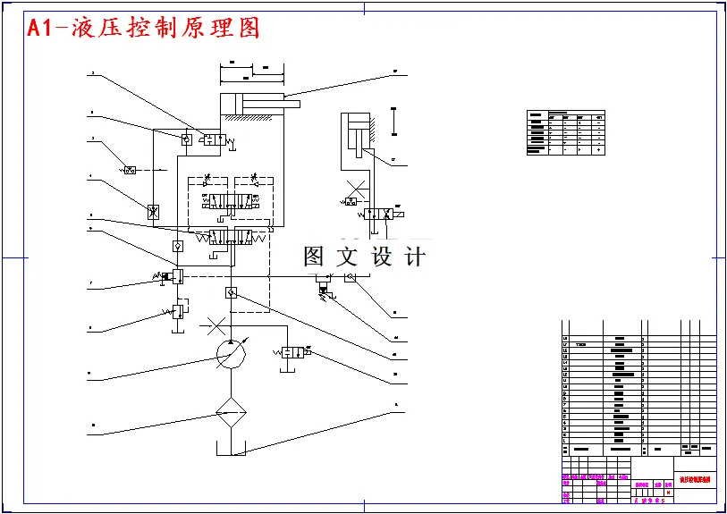 液压控制原理图