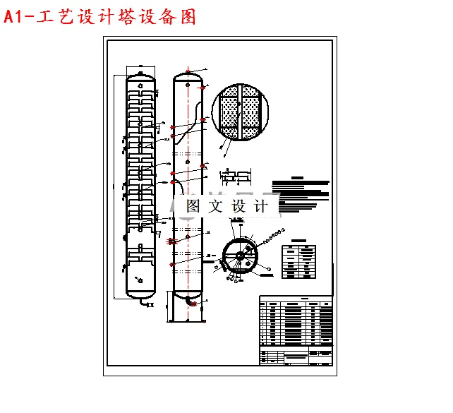 工艺设计塔设备图